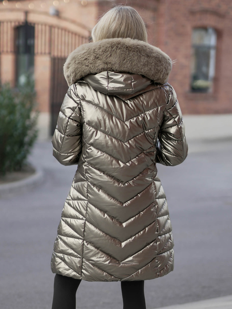 Ženska Jakna Zlatni OZONEE JS/16M9100/403Z