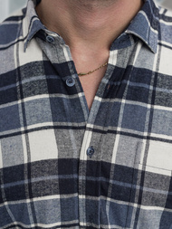 Muška Košulja Modra OZONEE V/V175Z