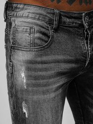 Muške traperice crne OZONEE NB/MP007NZ