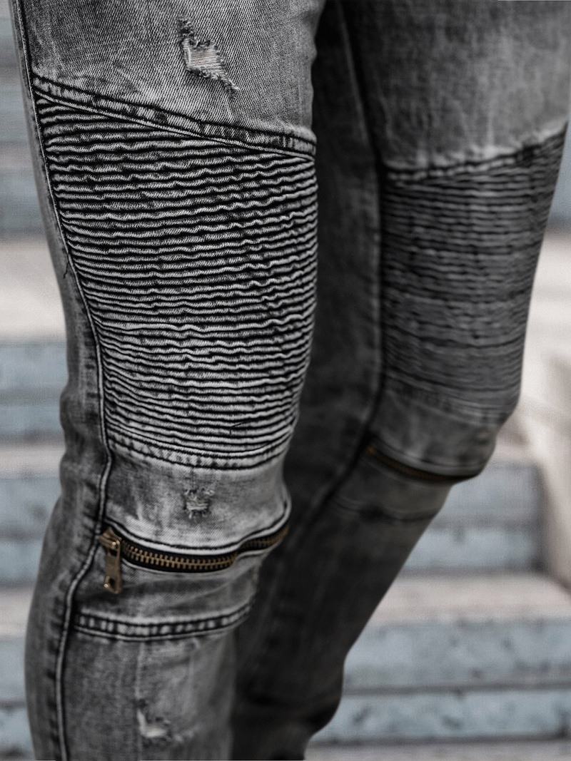 Muške traperice crne OZONEE NB/MP0069N