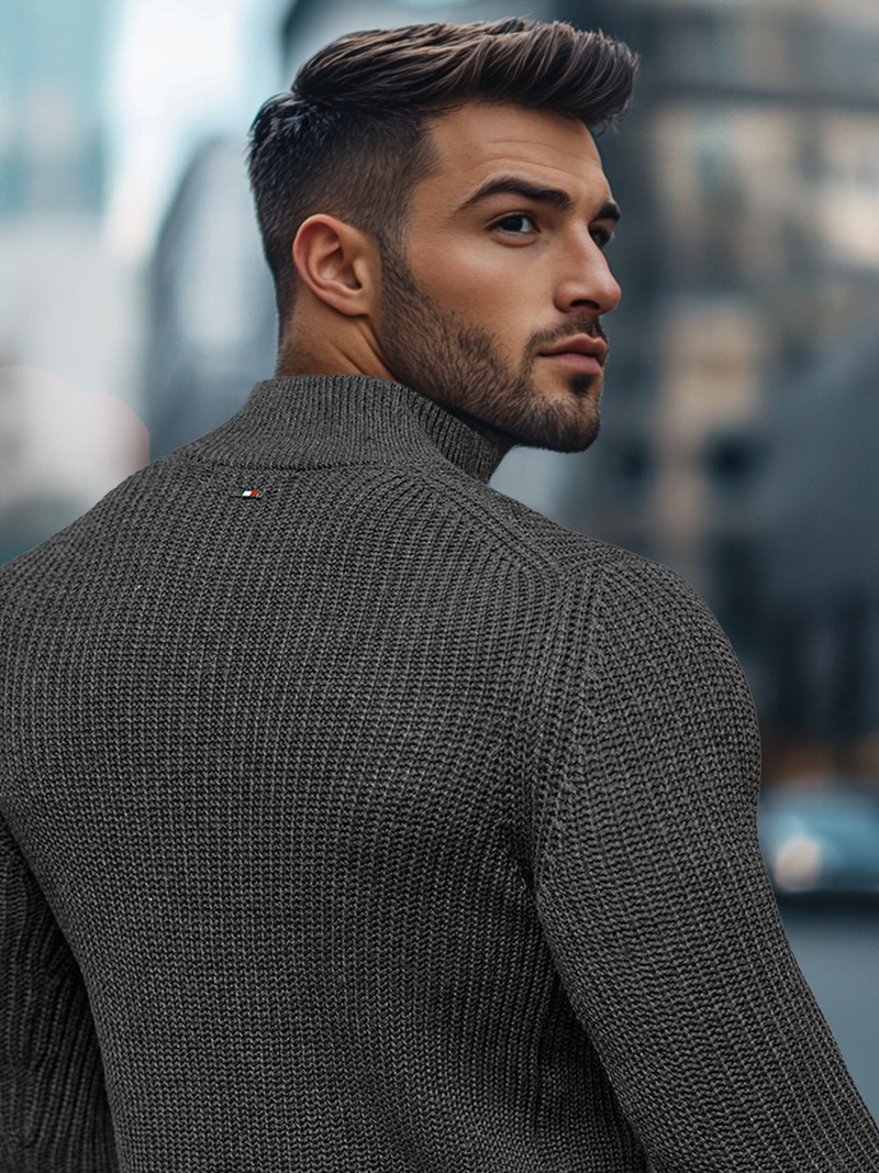 Muški džemper grafitni OZONEE NB/MM6020/3Z