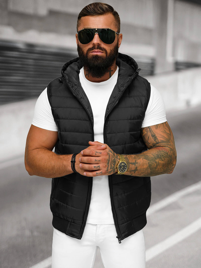 Muški Prsluk Crni OZONEE JS/MY88Z