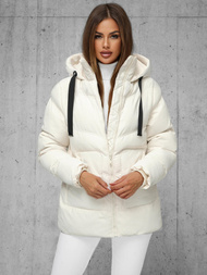 Ženska jakna ecru OZONEE JS/5M3251/281Z