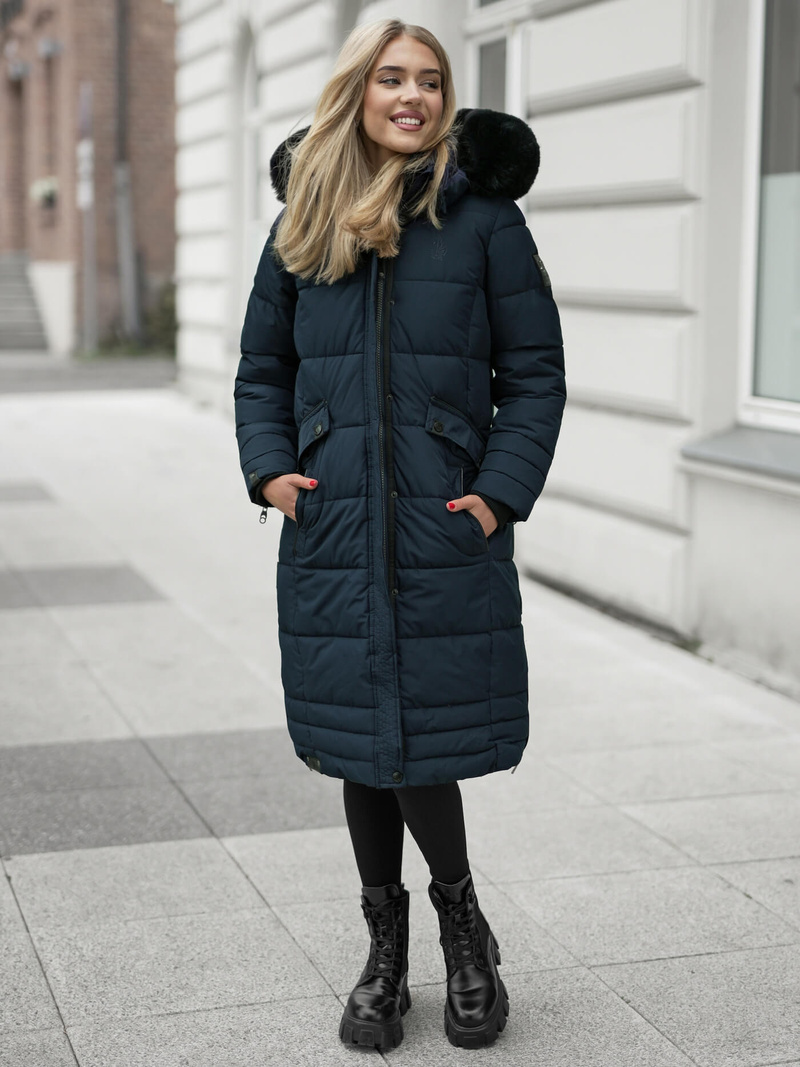 Ženska jakna modra OZONEE O/W377