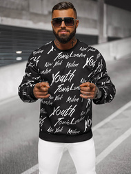 Muška Dukserica Crna OZONEE JS/8B1189/3