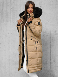 Ženska jakna bež OZONEE O/W377