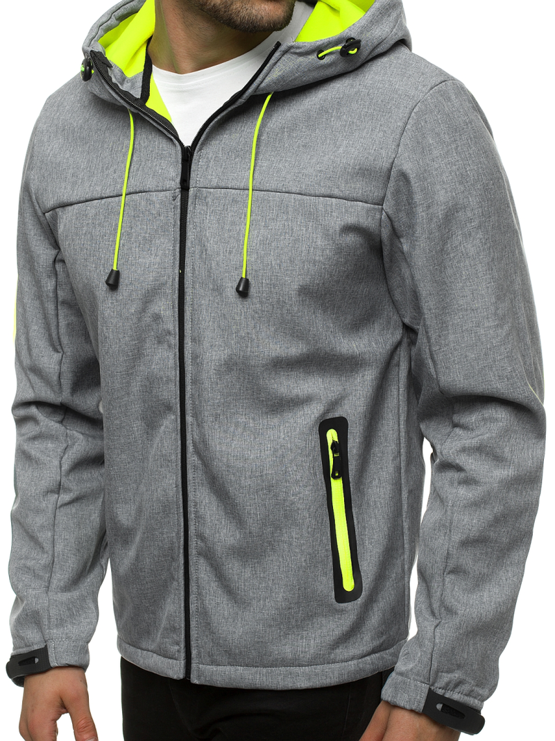 Muška softshell jakna Siva OZONEE JS/KS2196