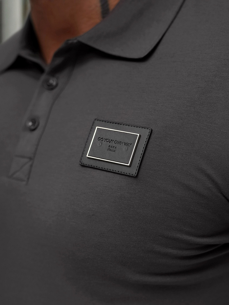 Muška polo majica grafitna OZONEE NB/MT3124