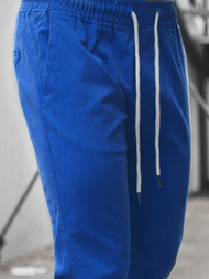Muške chino jogger hlače Kobalt OZONEE JB/JP1145/6