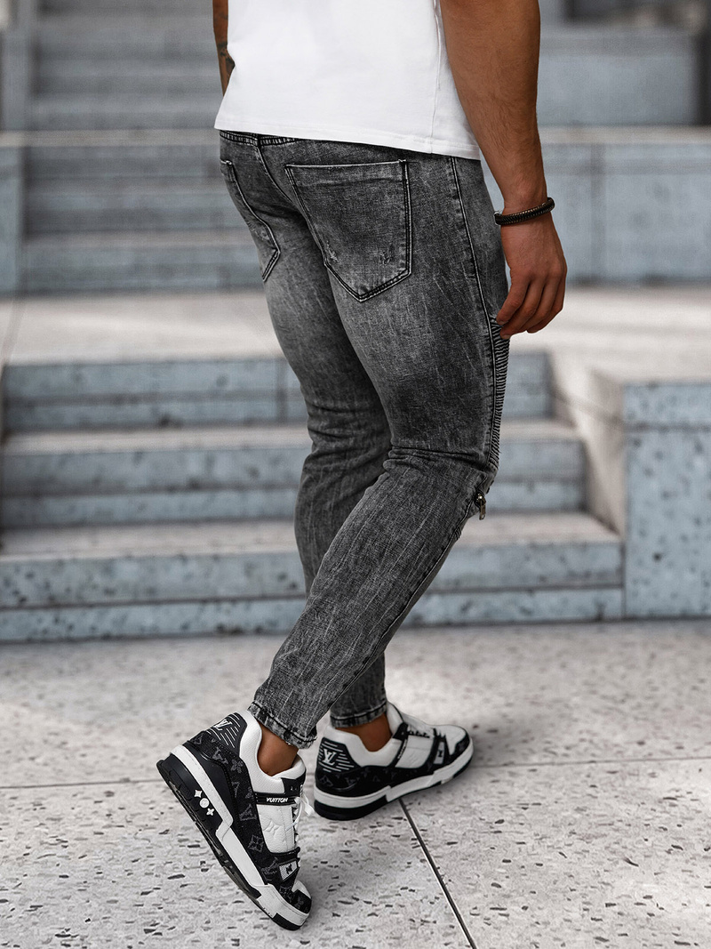 Muške traperice crne OZONEE NB/MP0069N