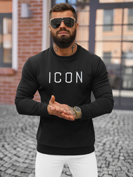 Muška Dukserica Crna OZONEE O/D7394Z