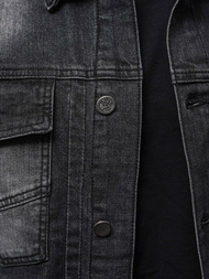 Muška traper jakna crna OZONEE NB/MJ521N