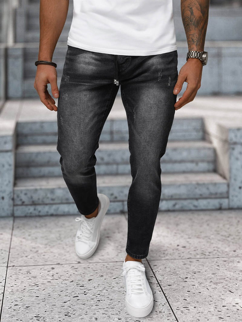 Muške Traperice Crne OZONEE NB/MP0063/1N