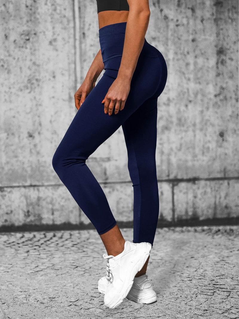 Ženske sportske tajice Modre OZONEE JS/YW88023/4Z