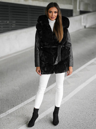 Ženska jakna crna OZONEE JS/11Z8090Z