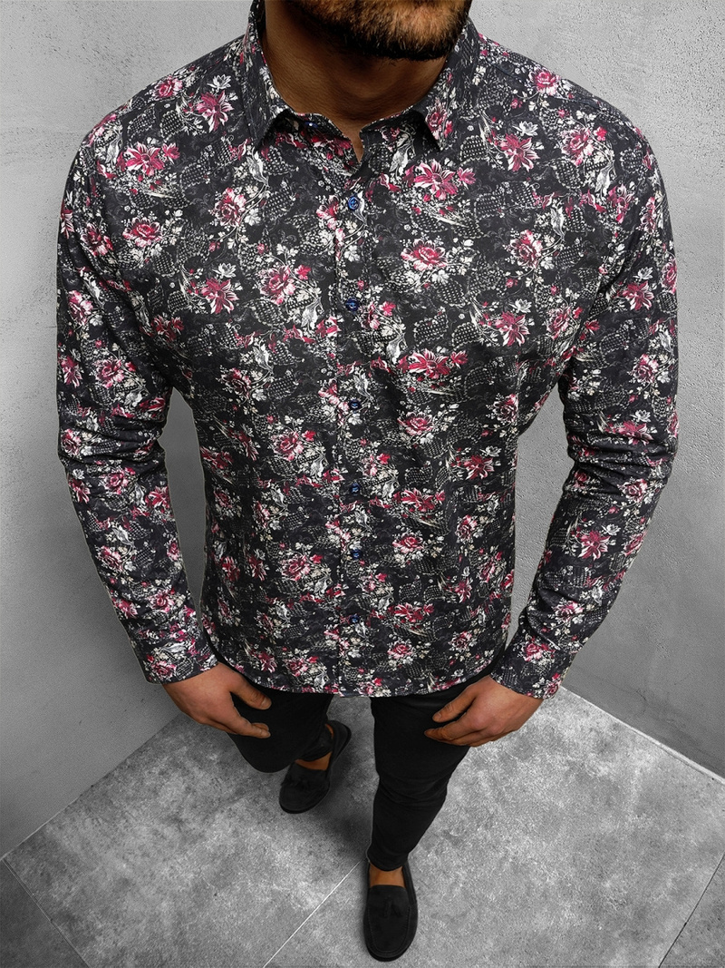 Muška košulja šareno OZONEE O/2322