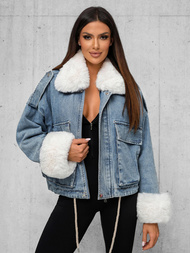 Ženska traper jakna plava OZONEE JS/11Z8219Z