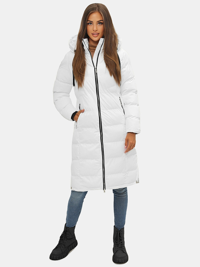 Ženska Jakna Bijela OZONEE JS/M736/281Z