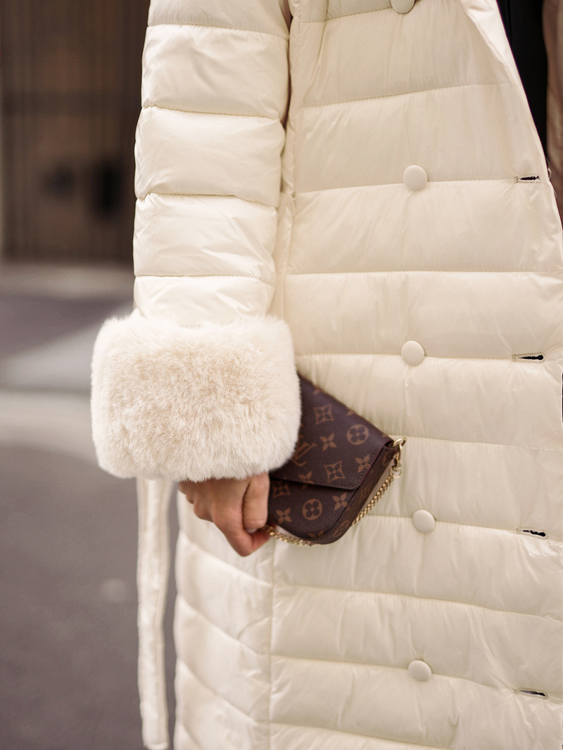 Ženski kaput bež OZONEE JS/5M3160/254/BZ