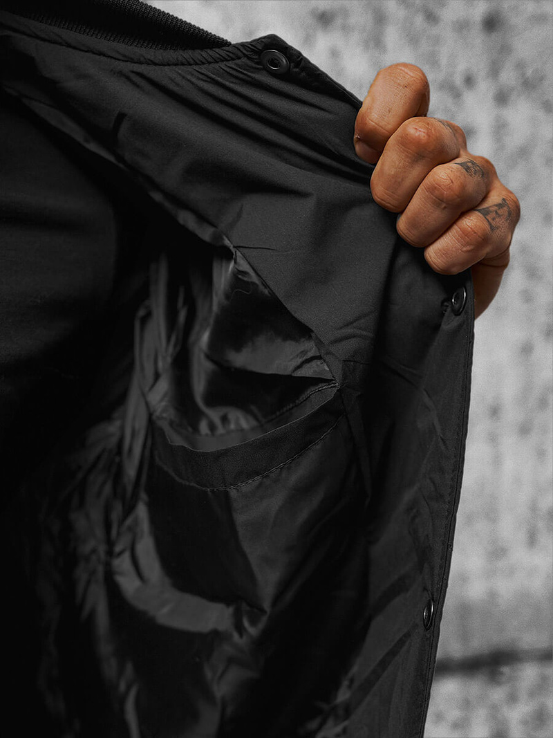 Muška proljetna jakna crna OZONEE JS/84M3020/392