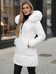 Ženska jakna bijela OZONEE JS/16M9099/281Z