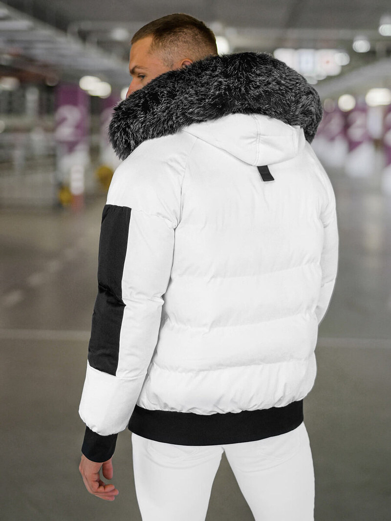 Muška Jakna Bijela OZONEE O/M798Z