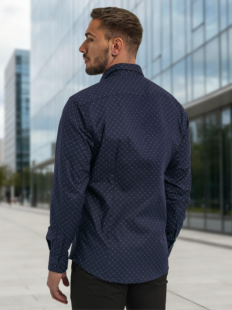 Muška Košulja Modra OZONEE V/V183