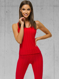 Dvodijelni set trenerke Crveni OZONEE JS/YW88037/5