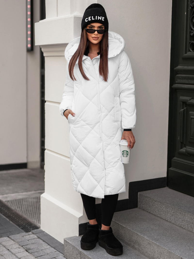 Ženska jakna bijela OZONEE JS/5M3173/281Z