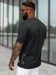 Muška Majica Crna OZONEE O/QQ1530