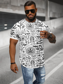 Muška Majica Bijeli OZONEE O/P1347