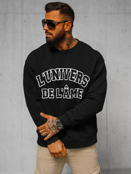 Dukserica crna OZONEE O/SWE23055