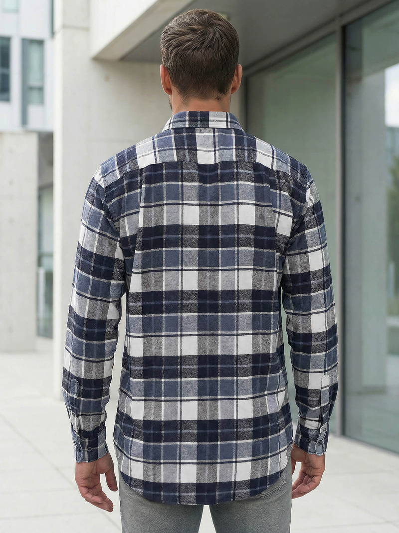 Muška Košulja Modra OZONEE V/V175Z