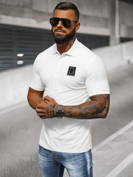 Muška polo majica bijela OZONEE NB/MT3105