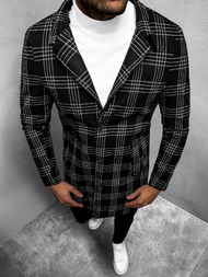 Muški kaput Crno-bijeli OZONEE O/5628