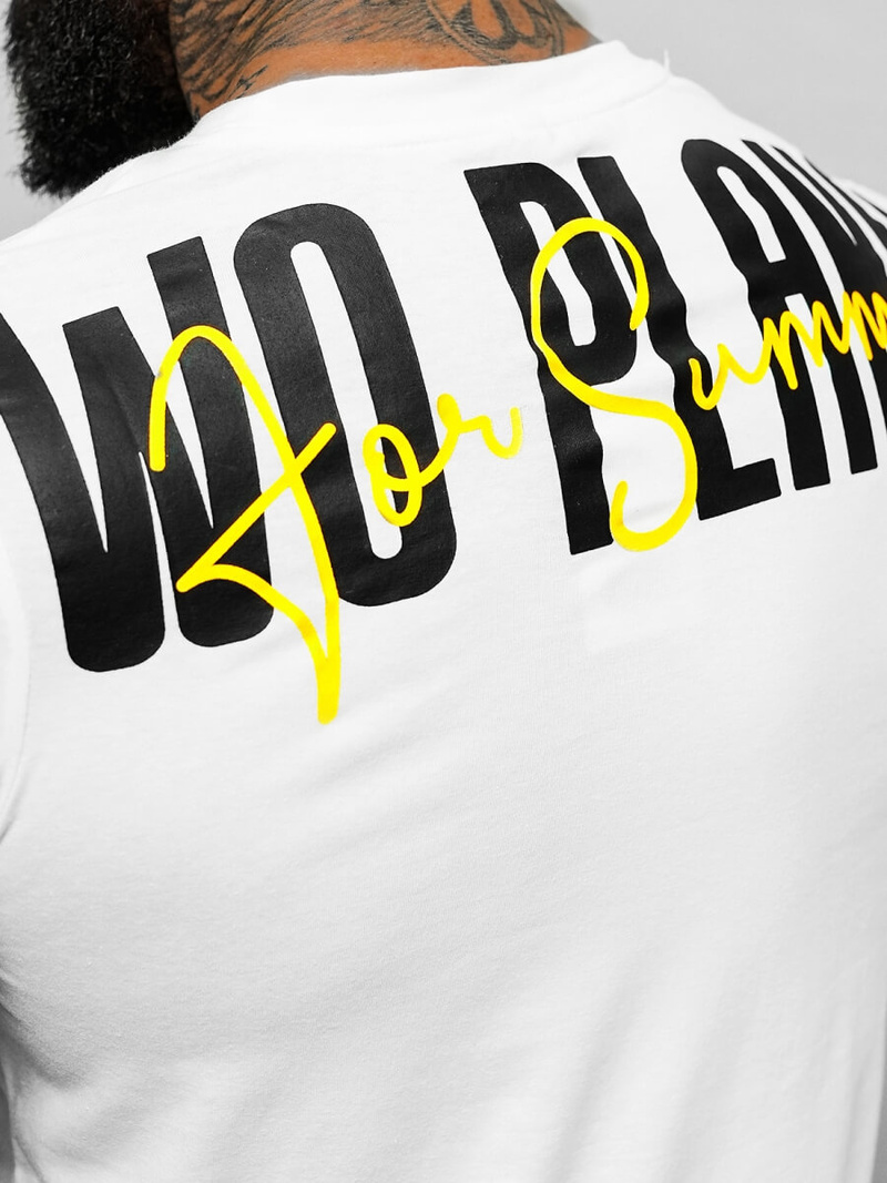 Muška majica bijela OZONEE O/T1277/1