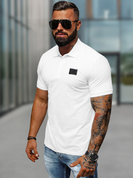 Muška polo majica bijela OZONEE NB/MT3018Z