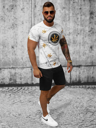 Muška Trenirka Bijelo-Crna OZONEE O/HM757Z