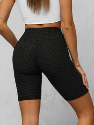 Kratke ženske tajice crne OZONEE JS/17K593/3