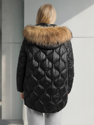 Ženska jakna crna OZONEE O/5M3226/392Z