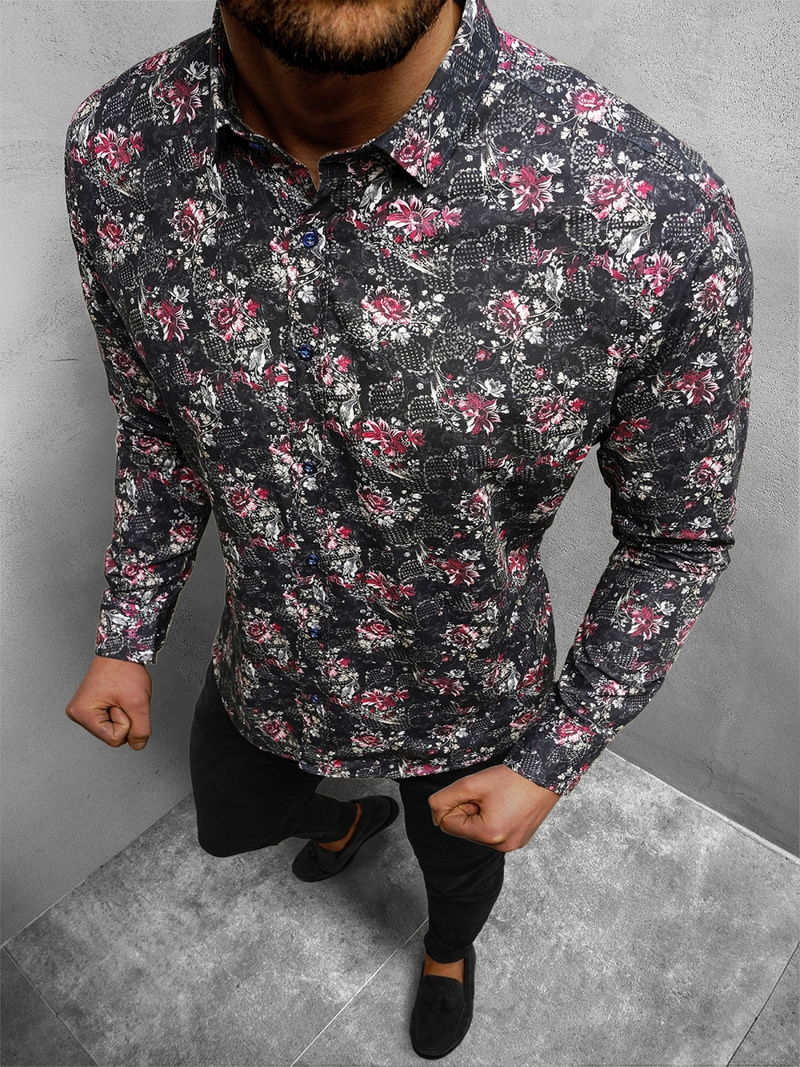 Muška košulja šareno OZONEE O/2322