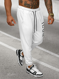 Muške sportske hlače bijele OZONEE O/D9125Z