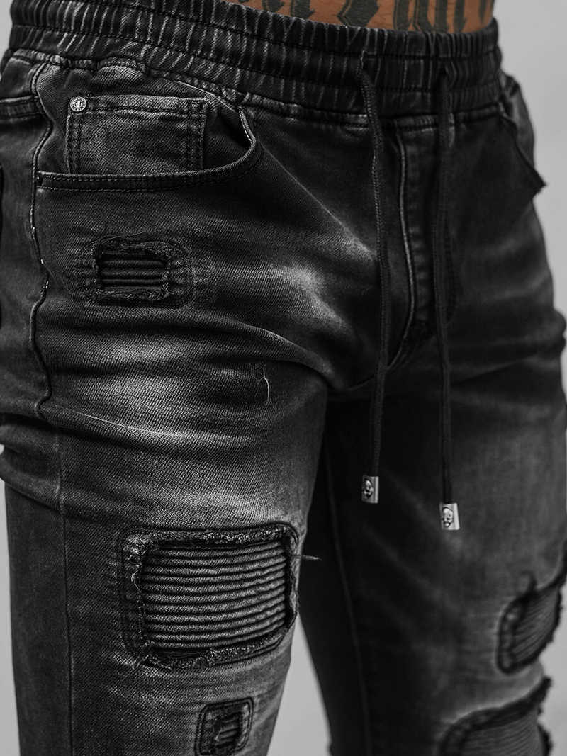 Muške Jogger Hlače Crne OZONEE NB/MP0052/2N