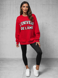 Dukserica crvena OZONEE O/SWE23055