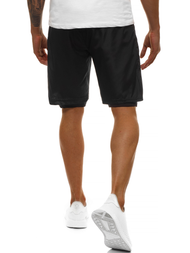 Muške sportske kratke hlače crne OZONEE O/11127