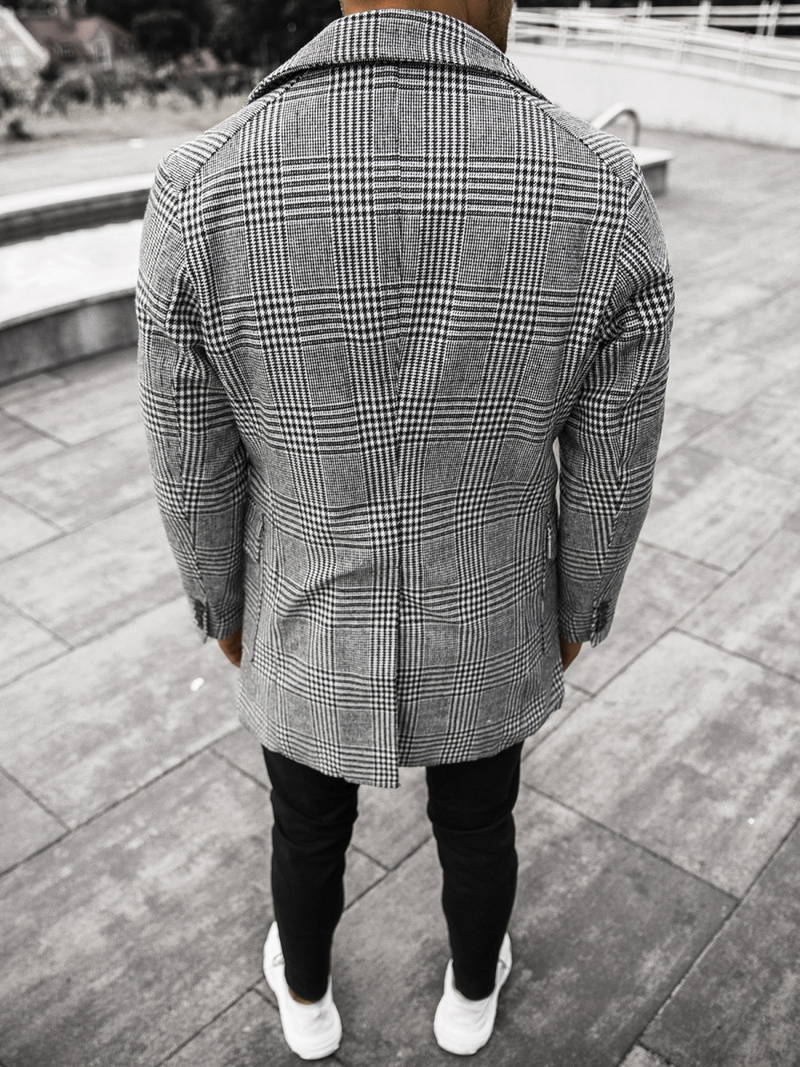 Muški kaput Crno-bijeli OZONEE JS/JP1192