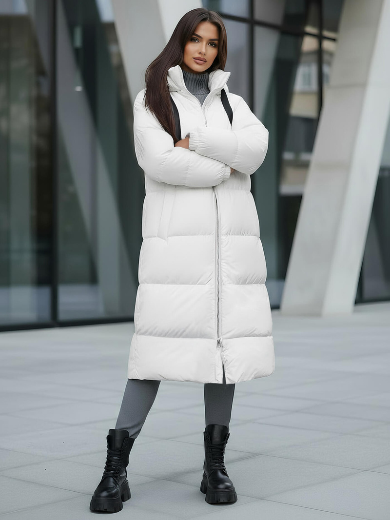 Ženska jakna bijela OZONEE JS/5M3163/281Z