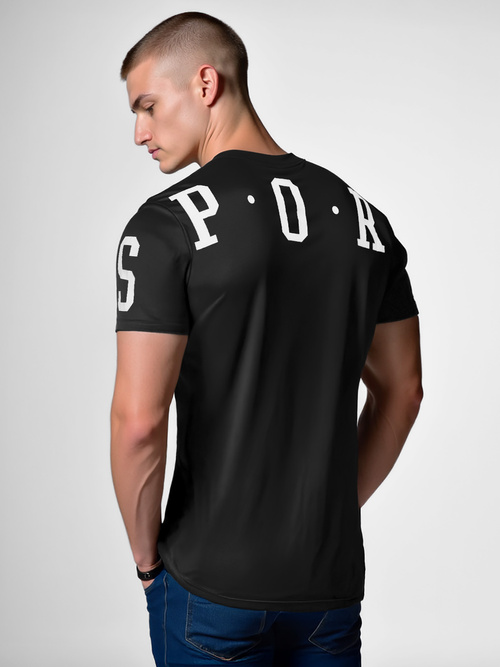  Muška majica crna OZONEE O/8T1260/3Z