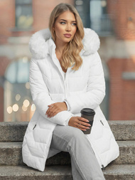 Ženska jakna bijela OZONEE JS/16M9121/281Z