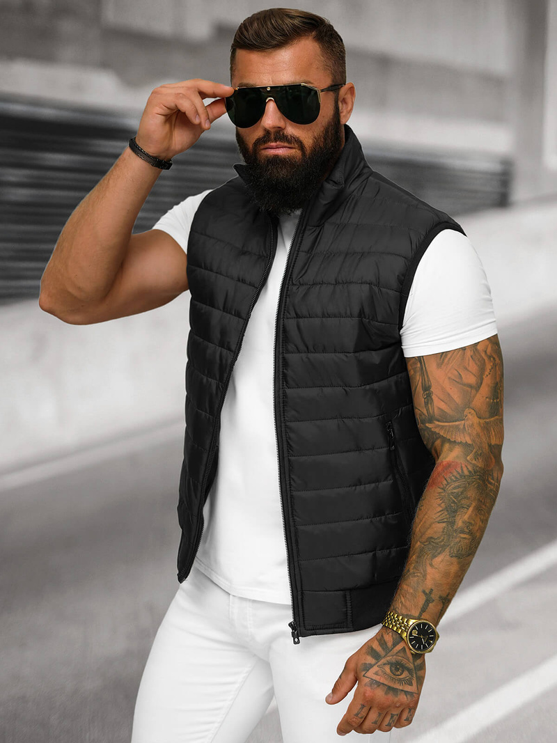 Muški Prsluk Crni OZONEE JS/MY77Z